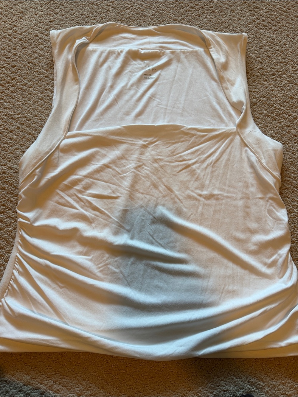 White Women's Sleeveless Tank Top